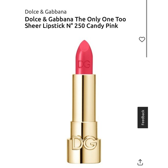 Dolce and Gabbana the only one moisturizing lipstick candy pink 250 - Picture 1 of 7